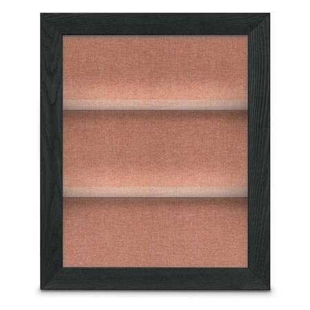 United Visual Products Outdoor Enclosed Combo Board, 42"x32", Gold Frame/Grey & Pumice UVCB4232ODG-GREY-PUMICE